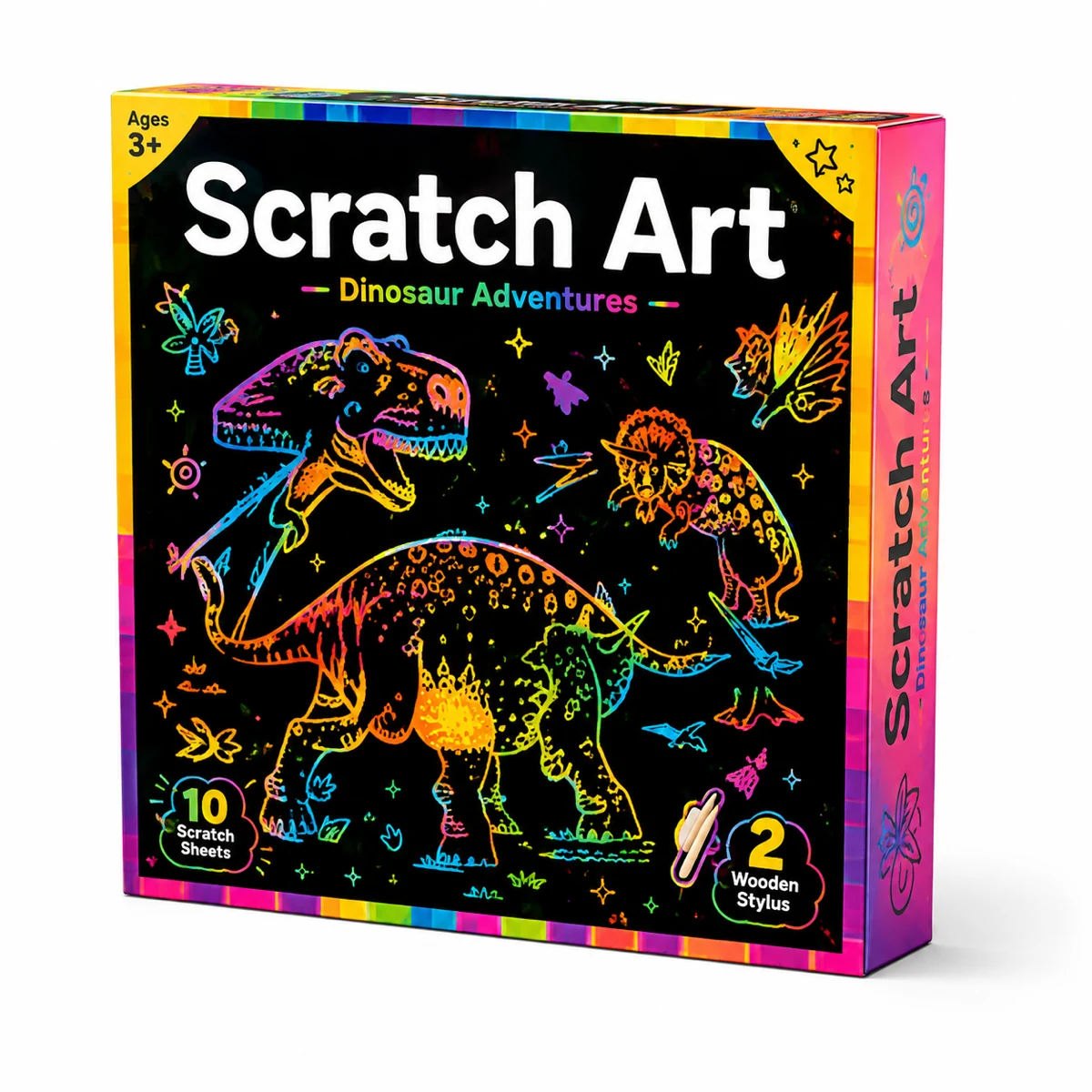Scratch Art Dino Adventure