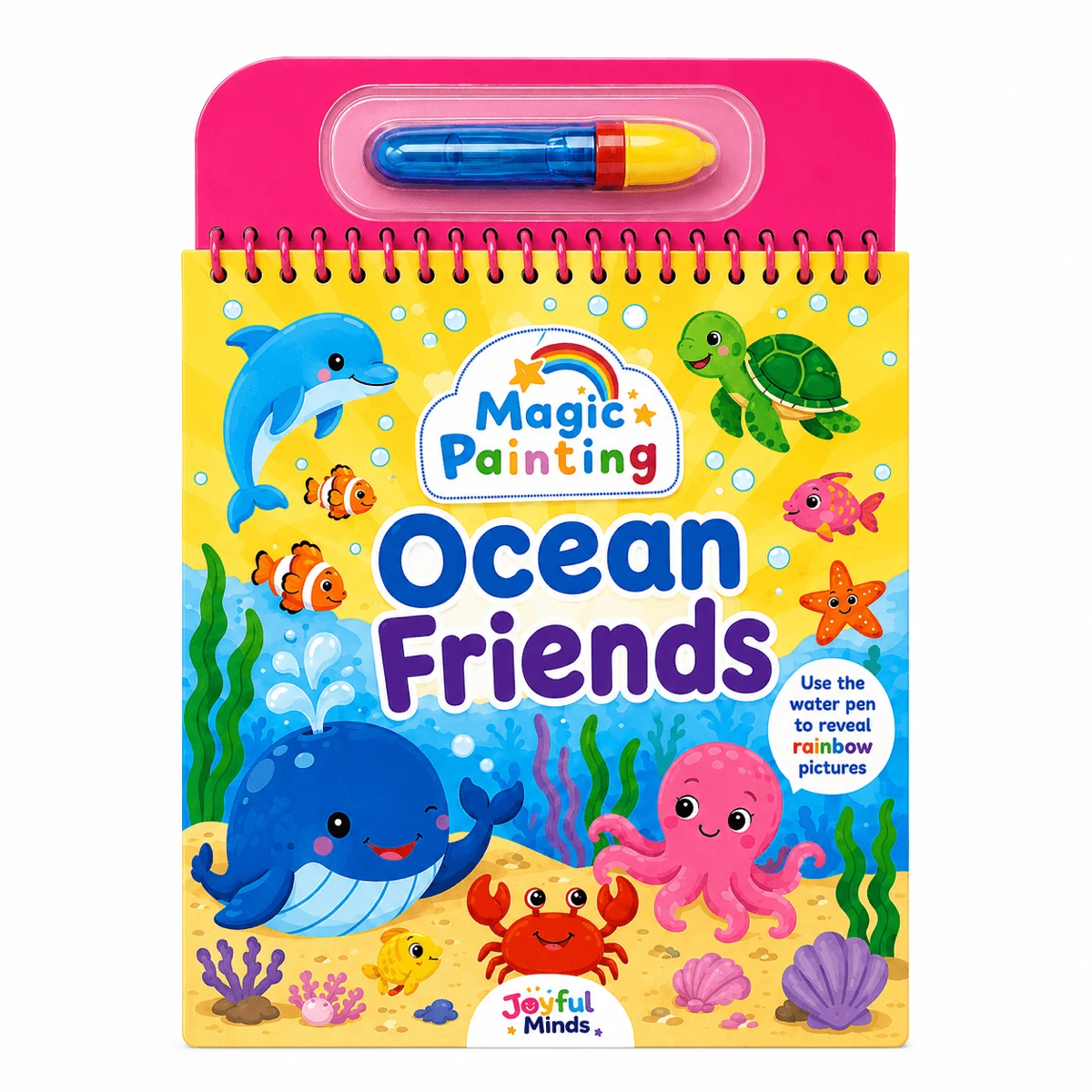 Ocean Friends Magic Painting Book