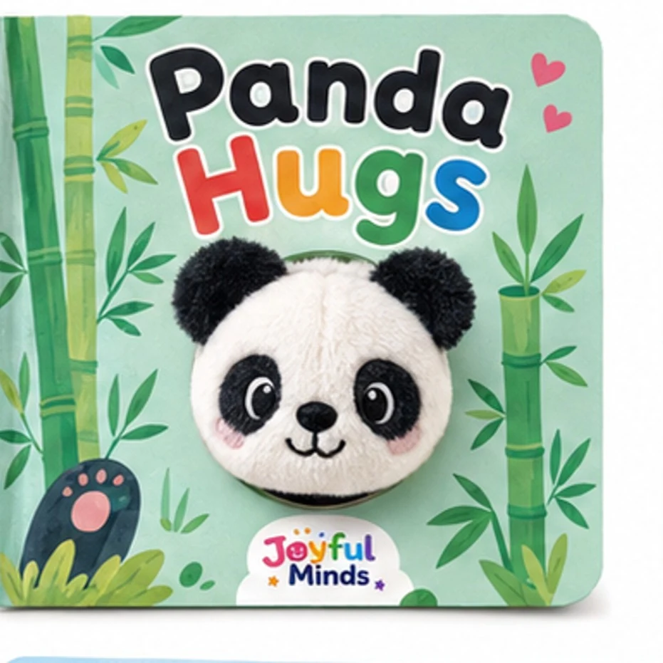 Panda Hugs plush board book